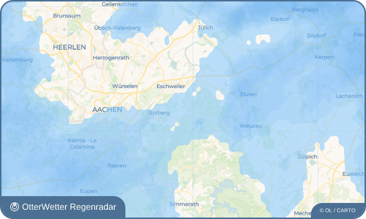 OtterWetter Regenradar-Widget Gressenich