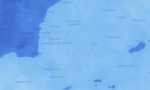 Regenradar Vorschaubild - Aktuelle Niederschläge in Greuelsiefen und Umgebung