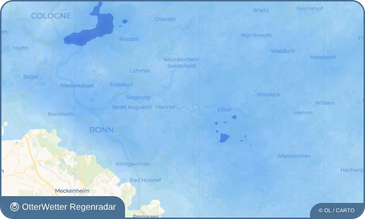 Widget-Vorschau für Greuelsiefen Wetter-Widget-Vorschau mit Vorhersagedaten für Greuelsiefen