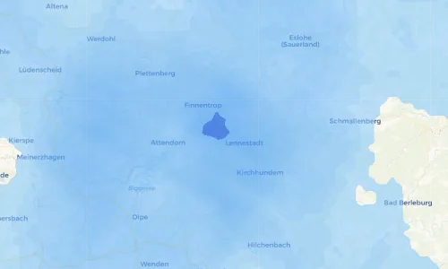 Regenradar Vorschaubild - Aktuelle Niederschläge in Grevenbrück und Umgebung