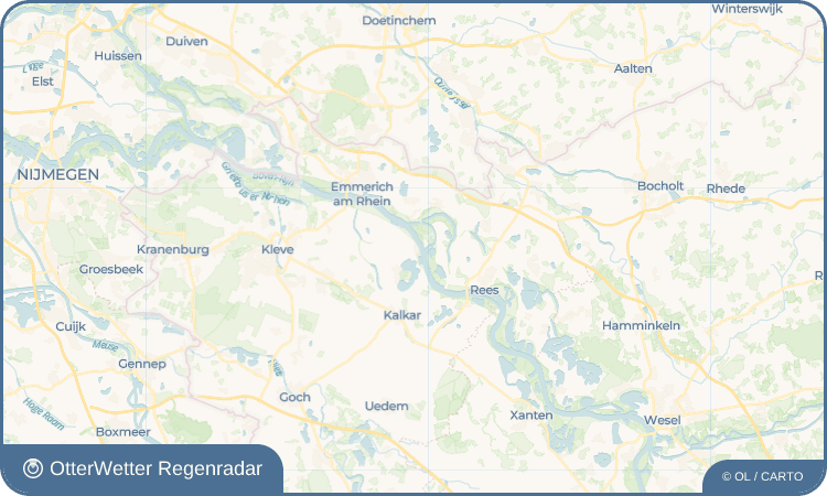 OtterWetter Regenradar-Widget Grieth
