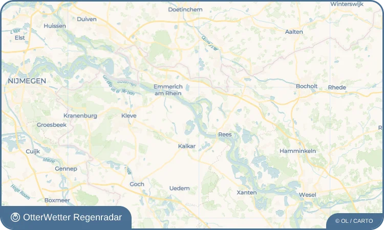 Wetter-Widget-Vorschau mit Vorhersagedaten für Grieth