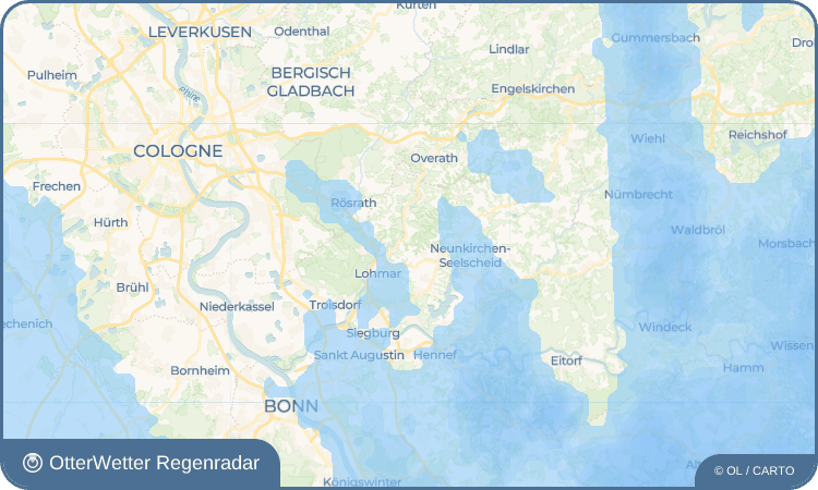 OtterWetter Regenradar-Widget Grimberg