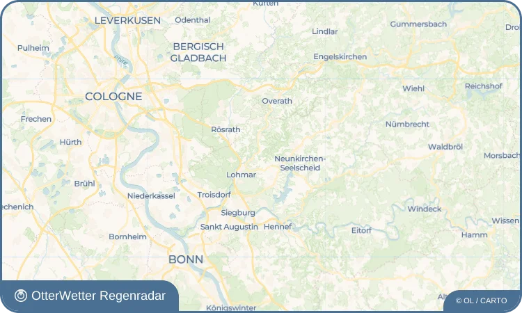 Wetter-Widget-Vorschau mit Vorhersagedaten für Grimberg
