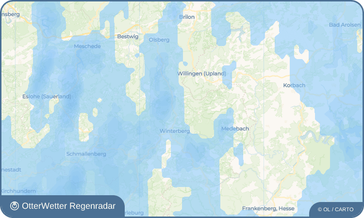 Widget-Vorschau für Grönebach Wetter-Widget-Vorschau mit Vorhersagedaten für Grönebach