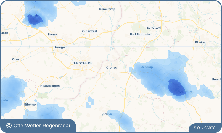 OtterWetter Regenradar-Widget Gronau