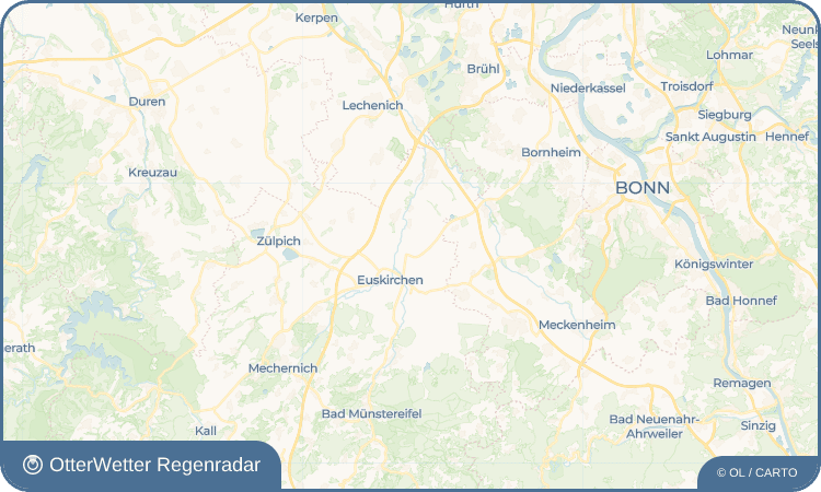 OtterWetter Regenradar-Widget Großbüllesheim