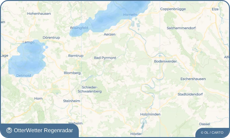 Widget-Vorschau für Großenberg Wetter-Widget-Vorschau mit Vorhersagedaten für Großenberg