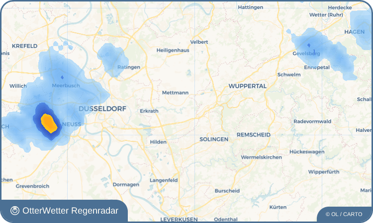 OtterWetter Regenradar-Widget Gruiten