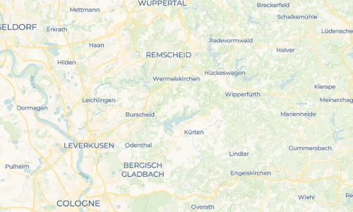 Regenradar Vorschaubild - Aktuelle Niederschläge in Grunewald und Umgebung