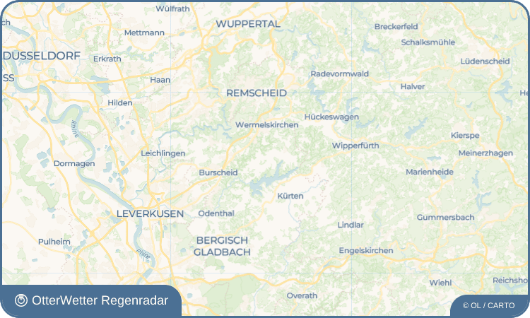 OtterWetter Regenradar-Widget Grunewald
