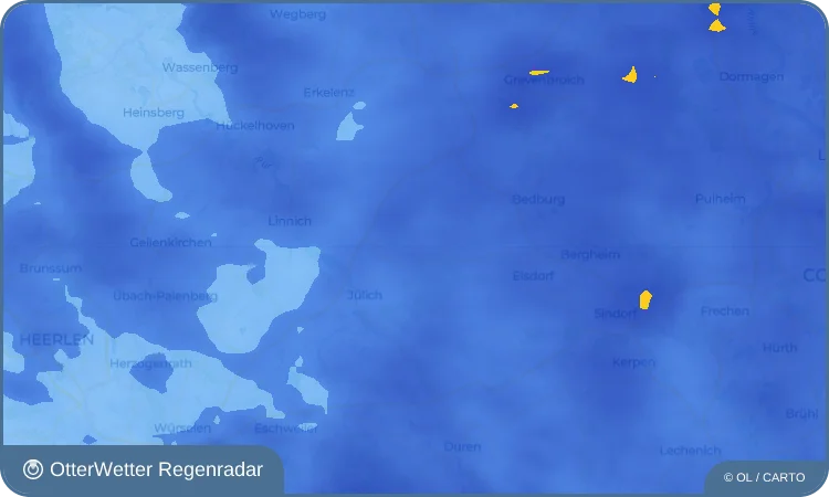 Wetter-Widget-Vorschau mit Vorhersagedaten für Güsten