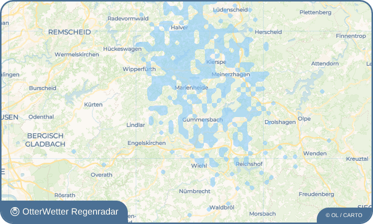OtterWetter Regenradar-Widget Gummeroth