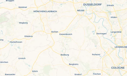 Regenradar Vorschaubild - Aktuelle Niederschläge in Gustorf und Umgebung