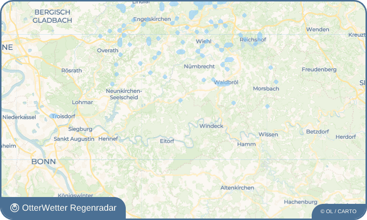 OtterWetter Regenradar-Widget Gutmannseichen