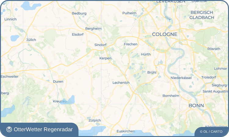OtterWetter Regenradar-Widget Gymnich