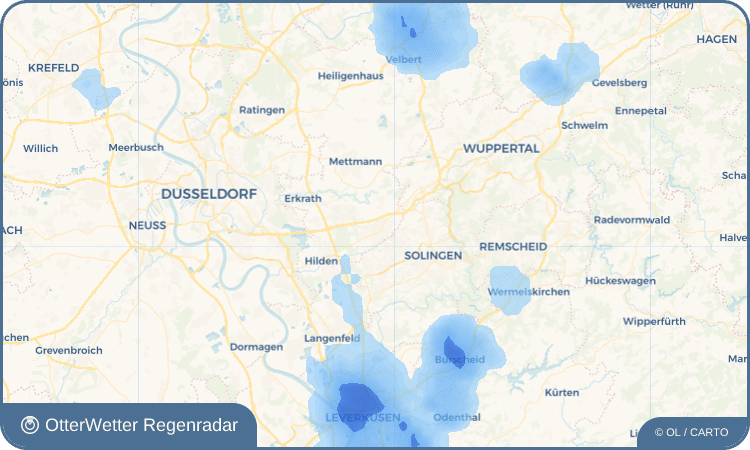OtterWetter Regenradar-Widget Haan