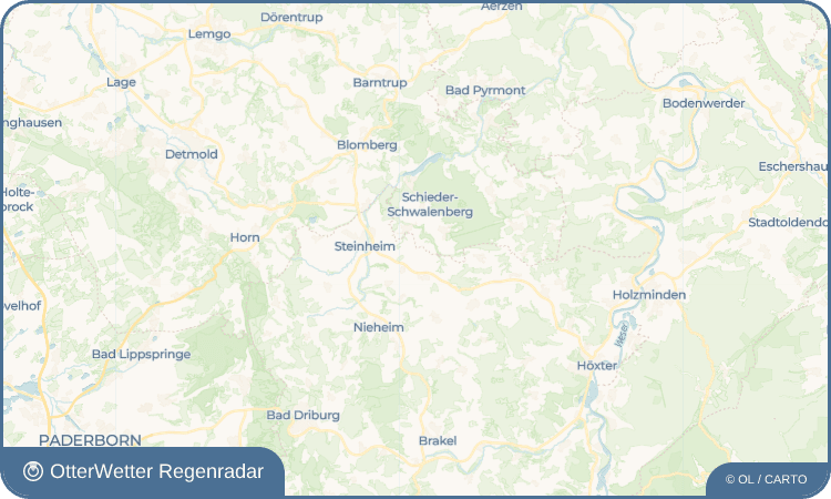 OtterWetter Regenradar-Widget Hagedorn