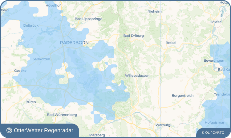 OtterWetter Regenradar-Widget Hakenberg