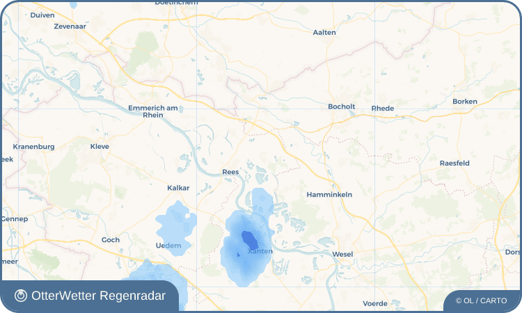 OtterWetter Regenradar-Widget Haldern