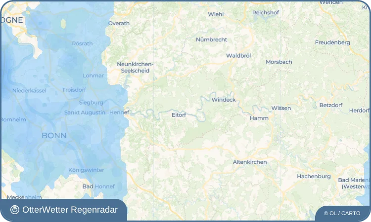 Widget-Vorschau für Halft Wetter-Widget-Vorschau mit Vorhersagedaten für Halft