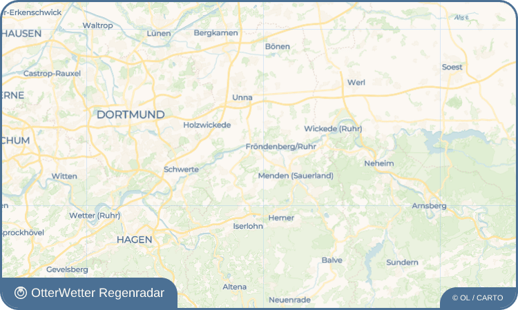OtterWetter Regenradar-Widget Halingen