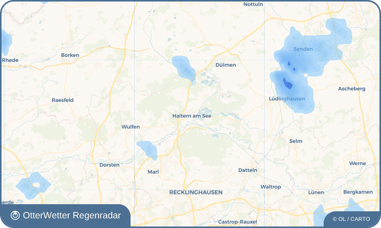OtterWetter Regenradar-Widget Haltern am See