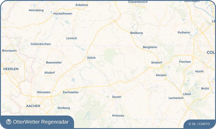 OtterWetter Regenradar-Widget Hambach