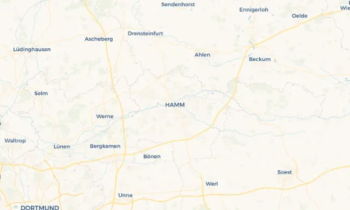 Regenradar Vorschaubild - Aktuelle Niederschläge in Hamm und Umgebung