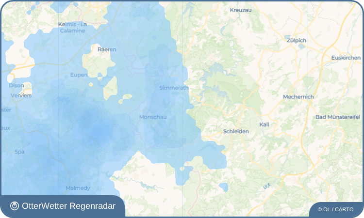 OtterWetter Regenradar-Widget Hammer