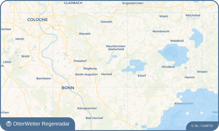 OtterWetter Regenradar-Widget Happerschoß