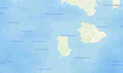 Regenradar Vorschaubild - Aktuelle Niederschläge in Harbecke und Umgebung