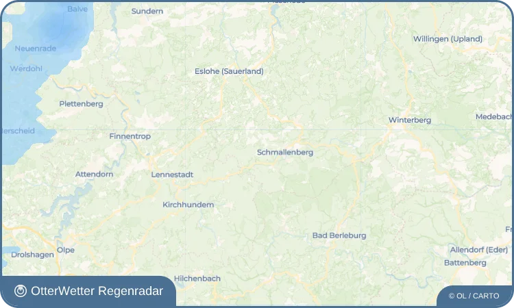 Widget-Vorschau für Harbecke Wetter-Widget-Vorschau mit Vorhersagedaten für Harbecke