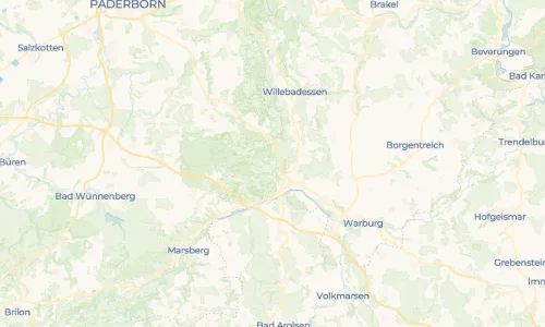 Regenradar Hardehausen: aktuelle Niederschläge in Hardehausen und Umgebung, Stand 27. Oktober 2026 um 3:10 Uhr