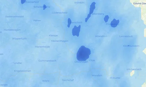 Regenradar Hardenberg: aktuelle Niederschläge in Hardenberg und Umgebung, Stand 21. Oktober 2026 um 0:05 Uhr