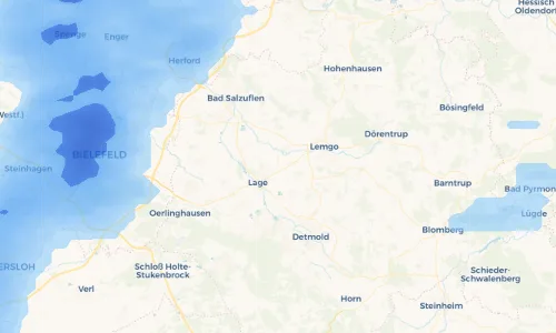 Regenradar-Vorschau: aktuelle Niederschläge in Hardissen und Umgebung