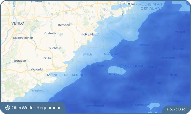 Wetter-Widget-Vorschau mit Vorhersagedaten für Hardt