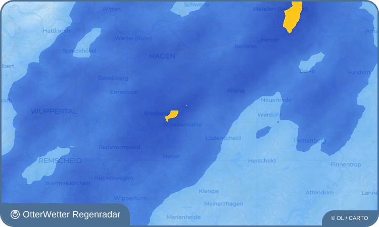 OtterWetter Regenradar-Widget Harrenscheid