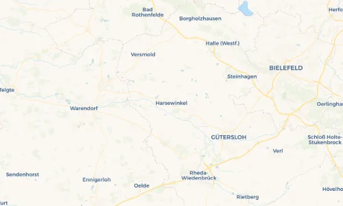Regenradar Vorschaubild - Aktuelle Niederschläge in Harsewinkel und Umgebung