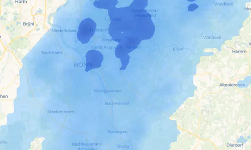 Regenradar Vorschaubild - Aktuelle Niederschläge in Hartenberg und Umgebung