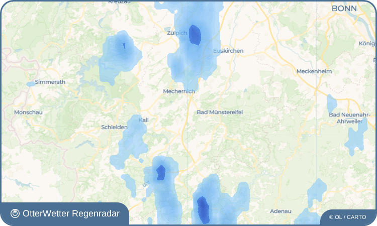 OtterWetter Regenradar-Widget Harzheim