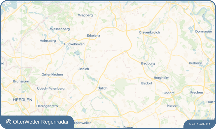 OtterWetter Regenradar-Widget Hasselsweiler