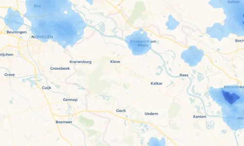 Regenradar Vorschaubild - Aktuelle Niederschläge in Hau und Umgebung