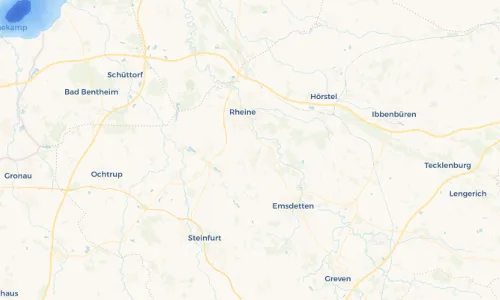 Regenradar Vorschaubild - Aktuelle Niederschläge in Hauenhorst und Umgebung