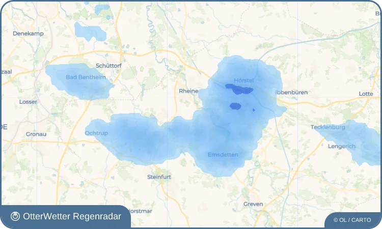 Widget-Vorschau für Hauenhorst Wetter-Widget-Vorschau mit Vorhersagedaten für Hauenhorst