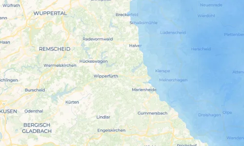 Regenradar Vorschaubild - Aktuelle Niederschläge in Haufe und Umgebung
