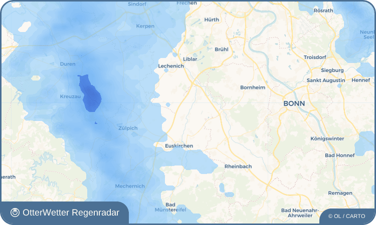 OtterWetter Regenradar-Widget Hausweiler