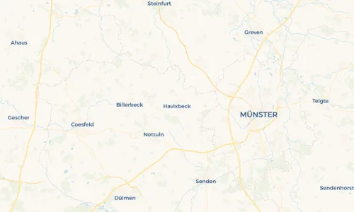Regenradar Vorschaubild - Aktuelle Niederschläge in Havixbeck und Umgebung
