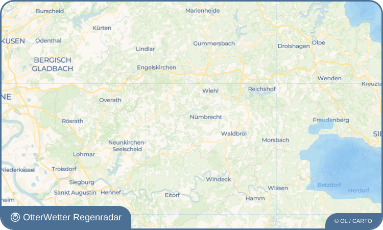 OtterWetter Regenradar-Widget Heddinghausen