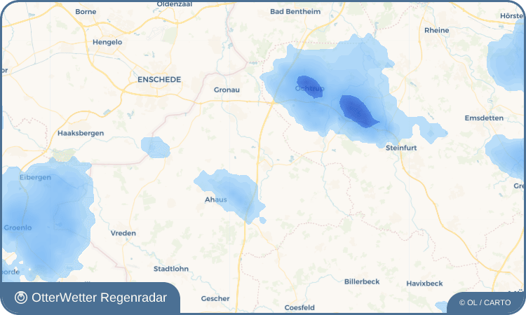 OtterWetter Regenradar-Widget Heek